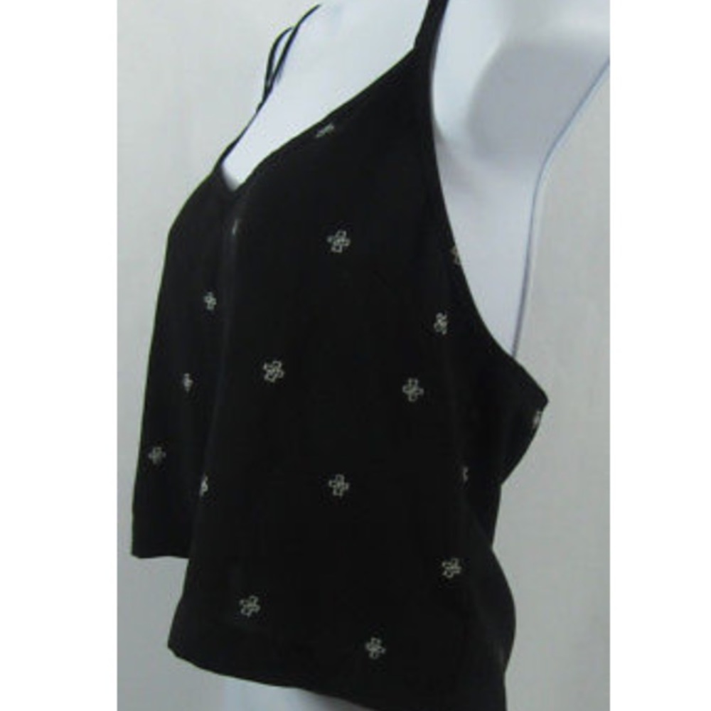 SOLD UO silence  noise black spaghetti straps crop
